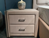 Кровать Аккорд 160*200 Багама 01 Энигма 04 бежевый + Тумбы прямые. Полоцкая