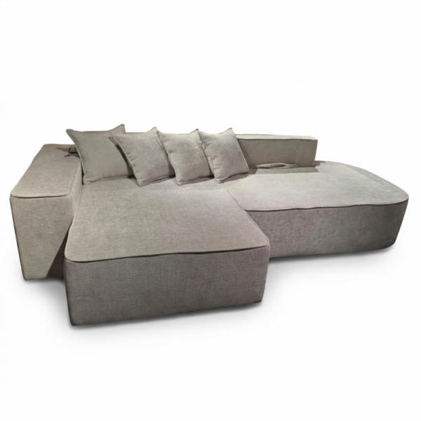 Диван угловой Лига-065 угол левый Fiori linen (Флори линен) Полоцкая