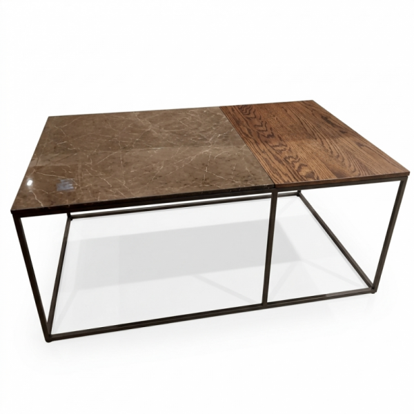 Стол журнальный COFFEE TABLE #3 орех/керам распродажа (Кофе тейбл)