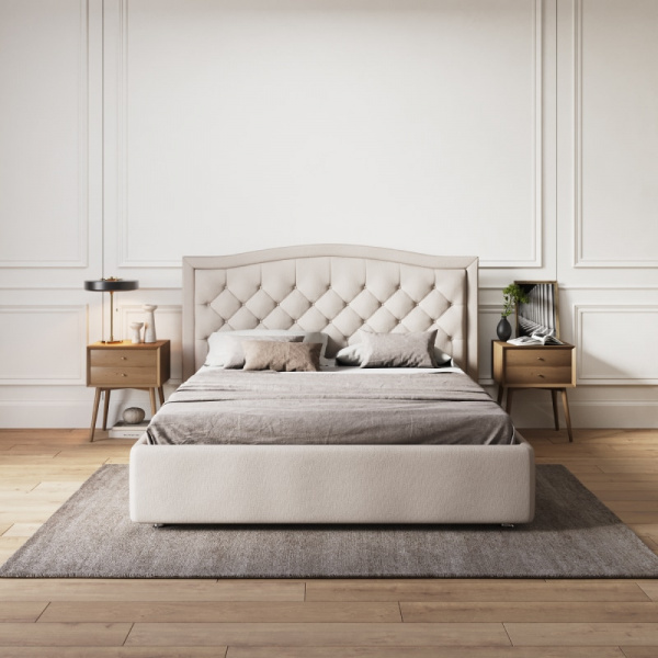 Кровать Табаско Triniti cream 140*200 (Тринити крем) Полоцкая