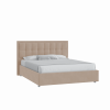 Кровать Аккорд 160*200 Багама 01 Энигма 04 бежевый + Тумбы прямые. Полоцкая